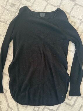 Halogen Black Scoop Neck Sweater
